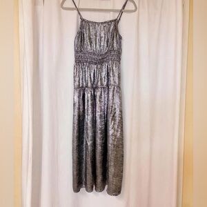 Metallic Maxi Dress